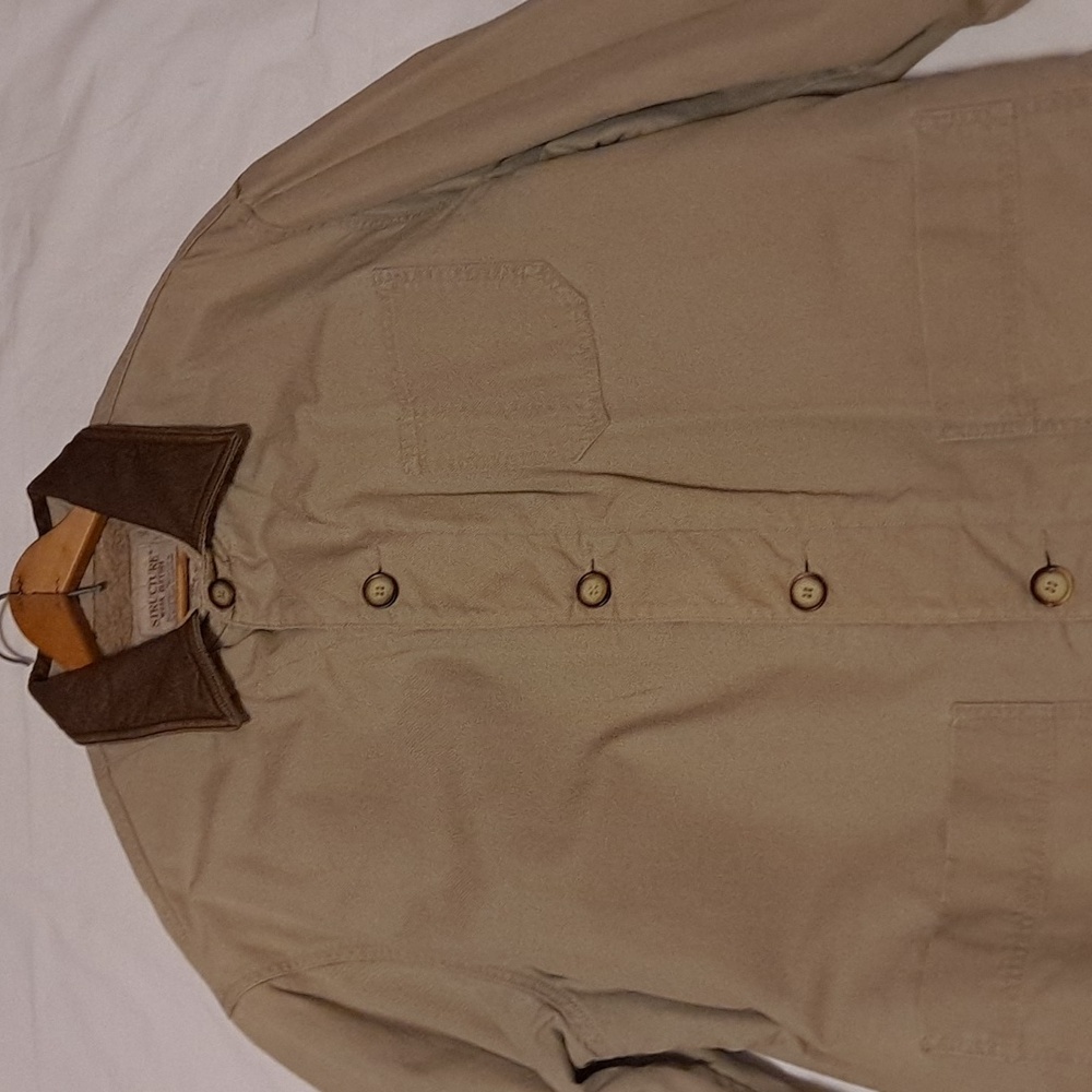 Structure Work Clothes Vintage Mens Barn Chore Coat SZ LG - Picture 2 of 8